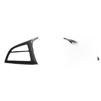 Left Right Steering Wheel Frame Decor Switch Button Cover Trim Decoration Carbon Fiber Look for TANG