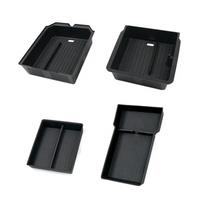 Center Console Organizer Lower Bottom Storage Tray Armrest Storage Box for Model 3 2024 Accessories
