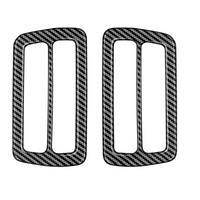 Car Instrument Panel Air Outlet Frame for 2024 A/C Air Outlet Trim Stickers Car Accessories Carbon Fiber