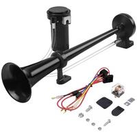 150Db 24V Train Horn for Truck, Single Trumpet Truck Air Horn, for 24V Vehicles Train Car Ship Boat Lorry, 17 Inch