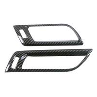 Car Carbon Dashboard Air Condition AC Outlet Vent Cover Trim Color Change Sticker for Sienna 2021-2023