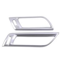 Car Silver Dashboard Air Condition AC Outlet Vent Cover Trim Color Change Sticker for Sienna 2021-2023
