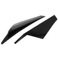 Car Carbon Fiber Rear Window Splitter Side Spoiler Wing Canard Cover Sticker Trim GOLF 8 MK8 VIII