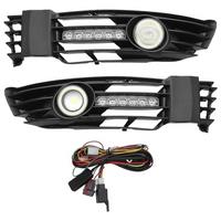 Front Bumper Grille Fog Light Kit for 1.8L 2003-2005 3B0853665L-B41 3B0853666L-B41