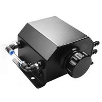 1L Universal Square Overflow Jug Oil Jug Oil Tank Oil Storage Tank Auto Supplies,Black