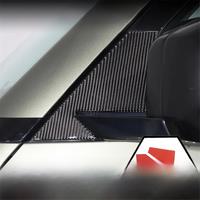 Carbon Fiber for Land 90 110 130 2020-2024 A Pillar Rearview Mirror Panel Cover Trim Interior Accessories
