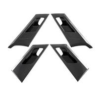 Car Carbon Fiber Interior Inner Door Bowl Frame Cover Handle Protection Trim Sticker for 2022 2023