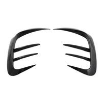 Carbon Fiber Look Car Rear Bumper Cover Trim Side Splitter Spoiler Decor for TANG