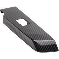 Car Left Drive Carbon Fiber ABS Interior Door Bowl Frame Cover Glass Switch Panel for 2022 2023