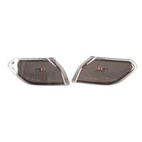 Blackened Car Front LED Side Marker Light Wheel Brow Light Turn Light for JL 2018-2022