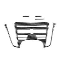 For TL 2009-2014 Carbon Fiber Center Console Radio Navigation Panel Cover Trim Interior Accessories