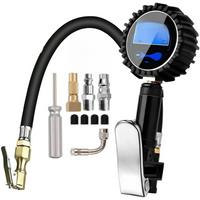 Digital Tire Inflator Pressure Gauge Air Compressor Pump LCD Display LED Backlight Vehicle Tester Monitoring Manometro