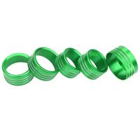 For Ram Accessories 2018-2021 Control Knob Cover AC/Volume/Mode/AUTO/Browse Switch Decor Button Trim,Green 5PCS