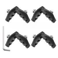 4 Pairs Road Brake Pads Rubber Brake Blocks Replacement Brake Cushion Bike Brake Cushion for Outdoor