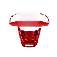 Car Steering Wheel Panel Real Hard Carbon Fiber Cover Interior Trim Accessories for 2018-2023