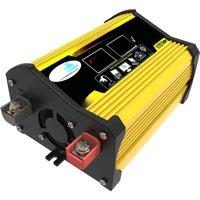 DC 12V to AC 220V 4000W Car Inverter LED Display Multifunction 2 USB Power Converter Charger Adapter