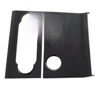 For Veloz 2022-2024 Carbon Fiber Car Center Console AC Switch Cover Panel Trim Interior Accessories