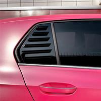 Car Side Rear Window Blind Shutter Side Vent Cover Trim Decoration for 8 MK8 2020-2022(Carbon)