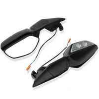 Rear View Mirrors for H2 400 ZX4R ZX10R 10R 2016-2020 Motorcycle LED Turn Signal Light Mirrors
