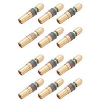 12Pcs Three-Stage Piston High-Pressure Copper for 6mm 30Mpa High-Pressure Pump Piston Parts