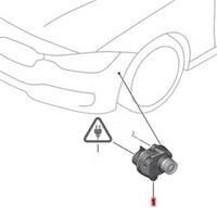 66539240352-02 Right Front Surround Side View Backup Camera for X5 E70 X6 E71 F01 F02 F06 F07 F10 F11 F12 2010-2019