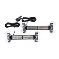 Emergency Strobe Traffic Advisory Light Bar, Dashboard Warning Flasher, Construction Vehicle Windshield Visor Light