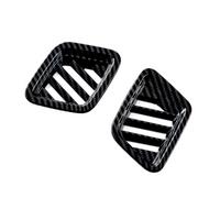 For Yaris 2024 RHD Carbon Fiber Dashboard Air Vent Cover Trim Interior Accessories