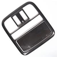 Front Reading Light Panel Cover Trim Kit for Pilot 2019-2022 Accessories ABS Carbon Fiber