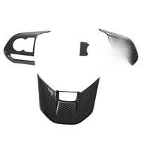 For Veloz 2022-2024 Carbon Fiber Car Steering Wheel Switch Buttons Cover Frame Trim Interior Accessories