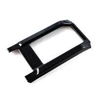 For Yaris 2024 RHD Carbon Fiber Center Console Water Cup Holder Cover Trim Interior Accessories