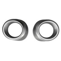 1Pair Front Bumper Fog Lights Hole Cover 52128-35130 52127-35140 for Cruiser 2007-2018 Lamp Hole Chrome Caps