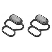 2Pcs Car Engine VTEC Solenoid Gasket Variable Timing Solenoid Valve Filter Gasket 15825-RB0-003 for -Z Fit City