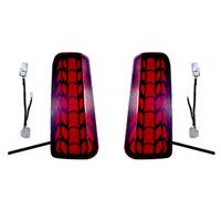 Car LED Rear Bumper Fog Lights Brake Lights Dynamic Turn Signal Lights for ALPHARD/VELLFIRE 30 Series