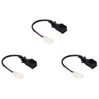 3pcs Car Heated Windshield Washer Nozzle for MK4 Golf MK4 B5 Rapid SEAT 6E0955986B