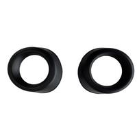 1Pair Front Bumper Hole Cover 52128-35130 52127-35140 for Cruiser 2007-2018 Fog Lights Lamp Hole Black Caps