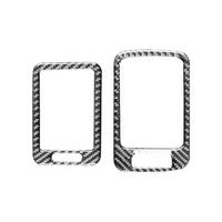 Carbon Fiber for 1500 1999-2002 Passenger Air Outlet Vent Cover Trim Frame Interior Accessories