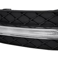 Pair LED DRL Daytime Running Lights Fog Light Lamp Fit for C-Class W204 C250 C300 11-13