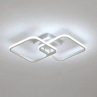 Modern Square Ceiling Light, LED Chandeliers, 42W Acrylic Ceiling Lamp for Kitchen Dining Room Living Room,6500K