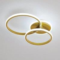 Modern LED Ceiling Light, 42W 3500LM Round Ceiling Lamp, LED Chandelier Ceiling Light Made of Aluminum and Acrylic for Bedroom