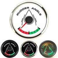 52mm Marine Rudder Angle Gauges 0-190ohm Vessels Waterproof Rudder Angle Meters Boat Use Instrument with 8 Kinds Backlight Color
