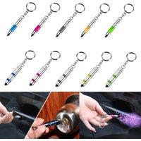 New Static Rod Electrostatic Discharger Portable Anti-Static Keychain Winter Dry Climate Static Eliminator Zinc Alloy Key Ring