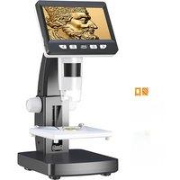 4.3" IPS Digital Coin Microscope 1000X Magnification Zoom USB Video Microscope Camera Built-in