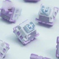 LEOBOG Lavender Switch Hot Swap Linear 5pin POM For Custom DIY Game office Mechanical Keyboard Switches Factory lubrication Axis