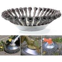 Lawn Mower Weeding Wheel Garden General Accessories Mower Wire Weeding Wheel 6" Wire Wheel Weeding Head 8" Twisted Wire