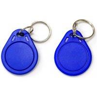 100pcs/lot RFID Keytags M-ifare 13.56MHz 14443A M1 S50 Small Smart IC Key Ring Tag Keyfob Token Nfc Access Control Keycard