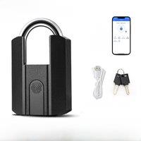 IP67 TTLock Bluetooth APP Smart Padlock Fingerprint Lock Keyless Mini Bag with Aleax Google Home Electronic Door Lock