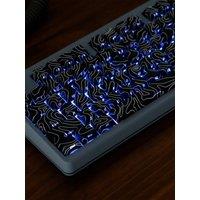 Topographic Keycaps PBT Cherry Profile Side Print Keycaps Backlit Contour ISO Layout Big Set Keycaps