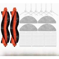 For Xiaomi Robot Vacuum S20 / D106 Accessories Main Side Brush Hepa Filter Mop Cloth Dust Bag Replacement Spare Parts