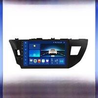 Hizpo 2din Carplay for Toyota Corolla 2014 2015 2016 Android14 Car Stereo Radio Multimedia Video Player Navigation GPS Bluetooth