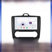 Hizpo 9 Inch Android 13 for Ford Focus Mk2 Carplay 2 Din Car Radio Multimedia Player GPS Audio Stereo SWC BT DSP RDS 4G NO CAN